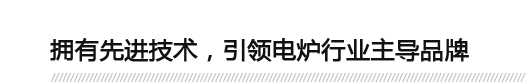擁有先進(jìn)技術(shù)，引領(lǐng)電爐行業(yè)主導(dǎo)品牌